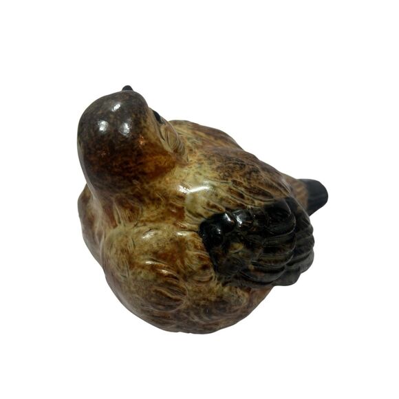 Vintage Pair 1970’s Japanese Otagiri Ceramic Stoneware Quail Bird Figurines - Picture 3 of 9
